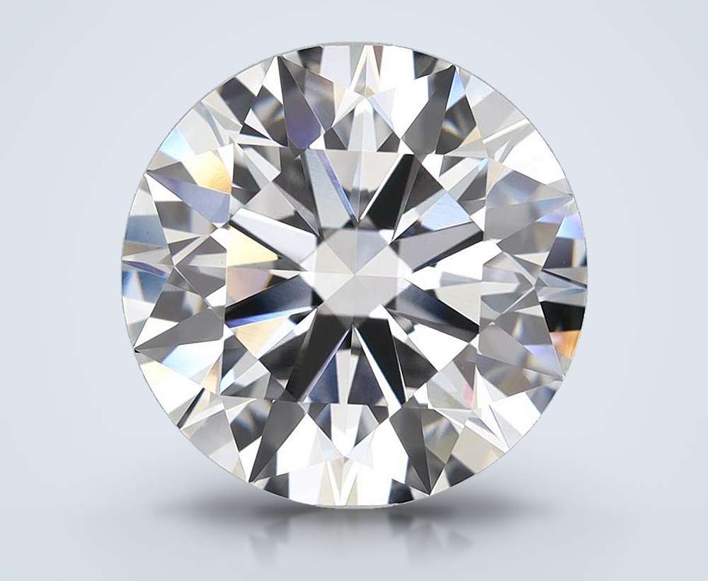 7.01 Carat Round Lab Diamond