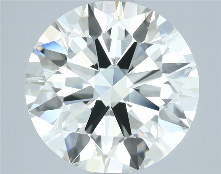 3.16ct J VVS2 Rare Carat Ideal Cut Round Diamond