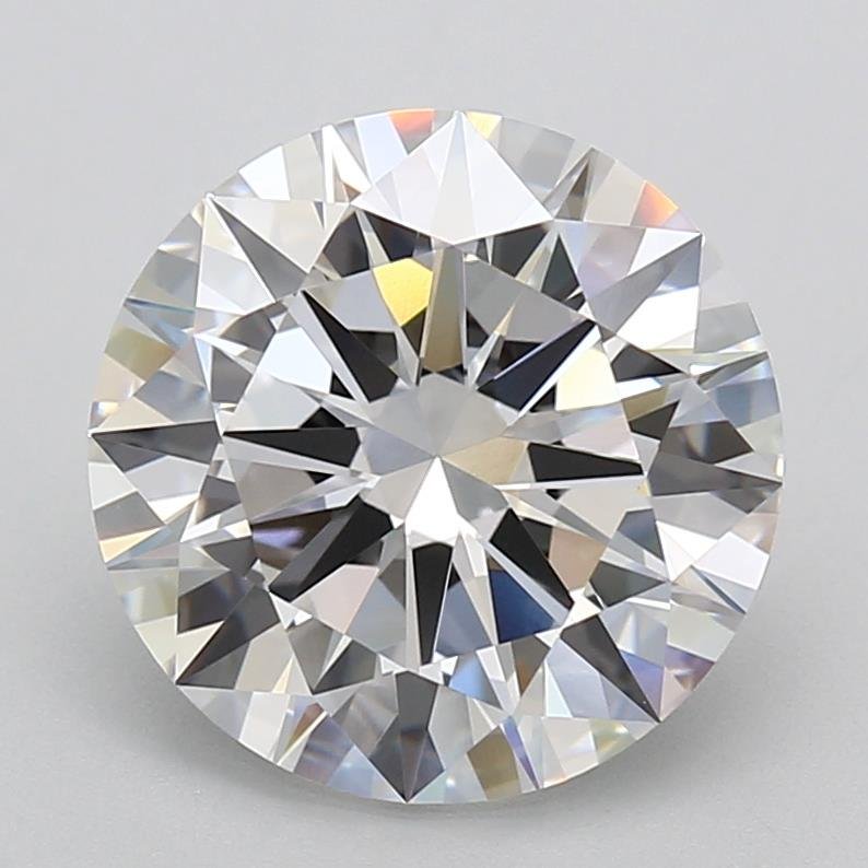 5.02ct D VVS2 Rare Carat Ideal Cut Round Lab Grown Diamond