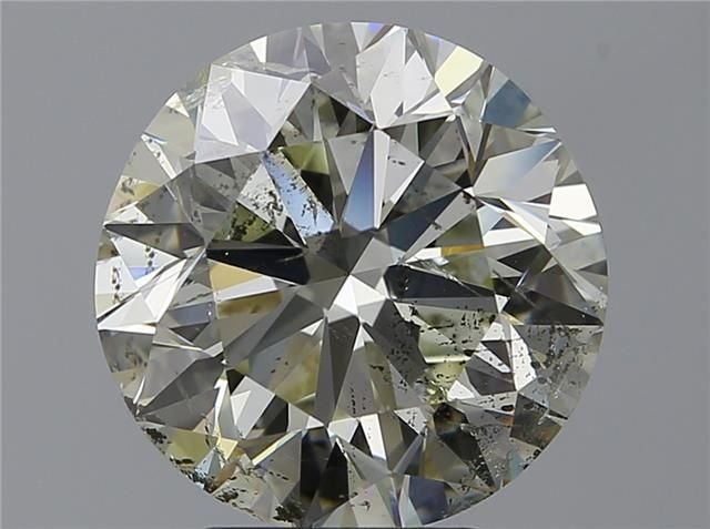 4.10ct K SI2 Very Good Cut Round Diamond