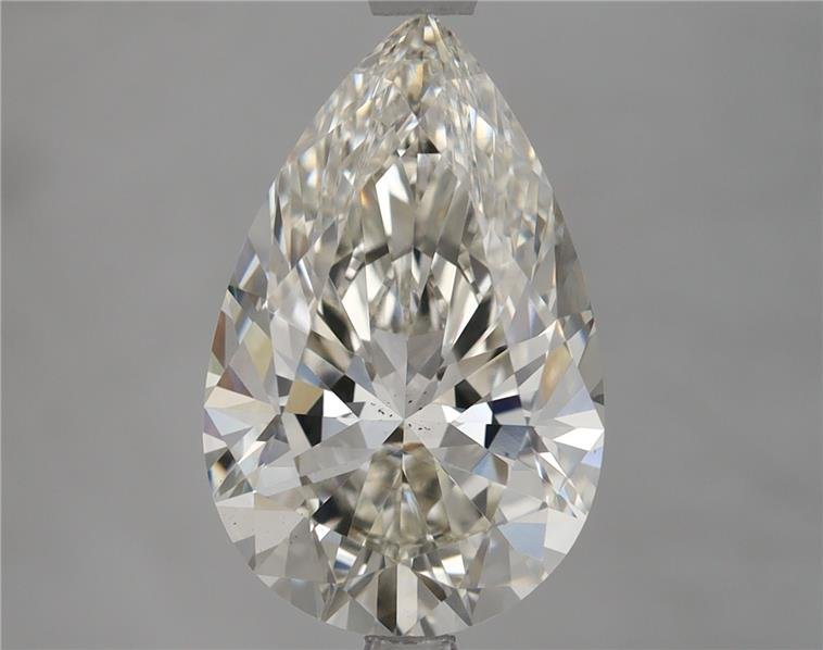 3.43ct I VS2 Rare Carat Ideal Cut Pear Lab Grown Diamond