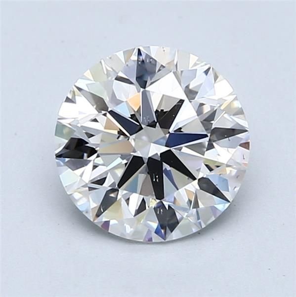 2.02ct E SI1 Rare Carat Ideal Cut Round Diamond