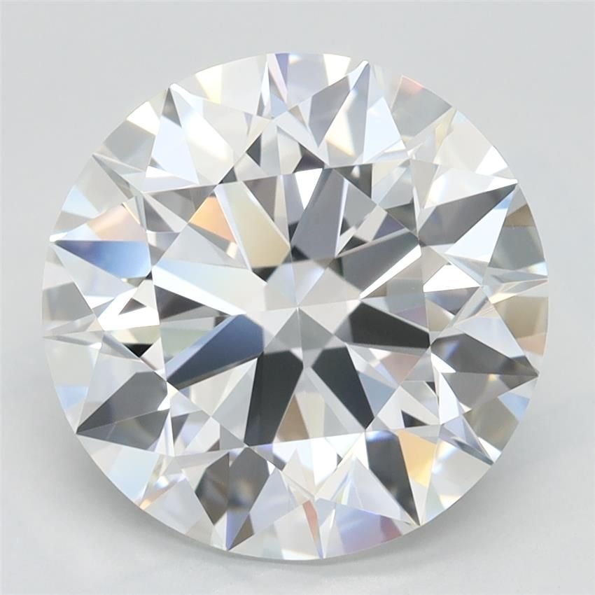 4.06ct D FL Rare Carat Ideal Cut Round Lab Grown Diamond
