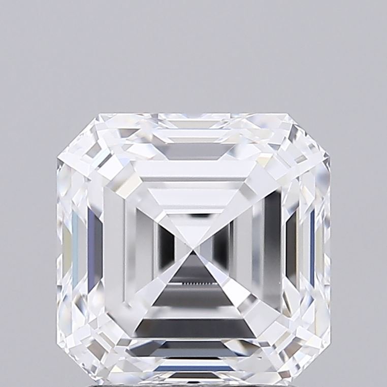 2.08ct D VVS2 Rare Carat Ideal Cut Asscher Lab Grown Diamond