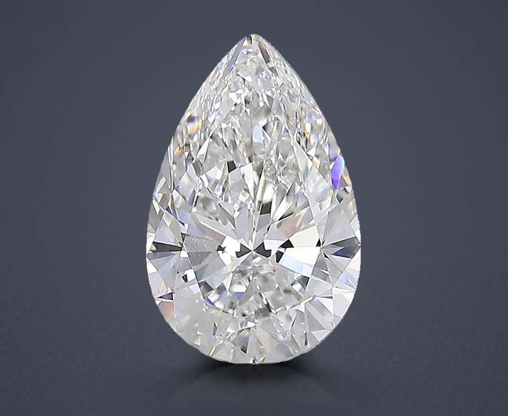 8.55 Carat Pear Lab Diamond