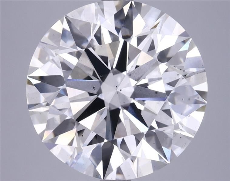 6.41ct G SI1 Rare Carat Ideal Cut Round Lab Grown Diamond