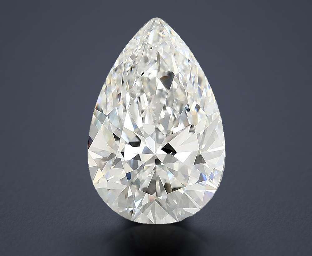3.91 Carat Pear Lab Diamond
