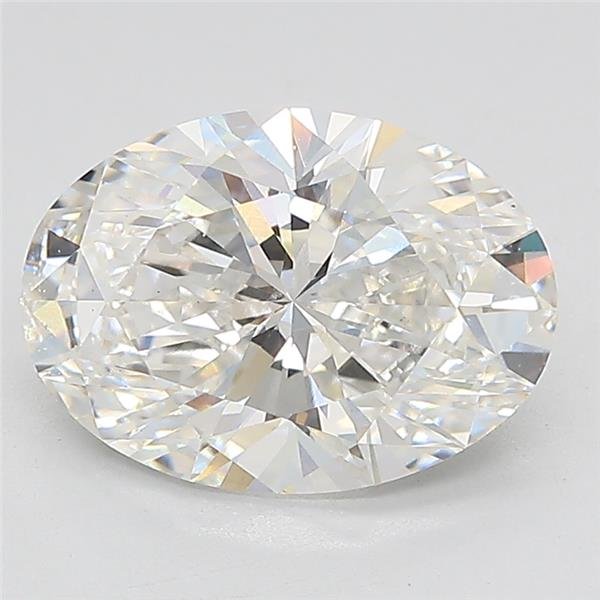 2.51ct F VS1 Rare Carat Ideal Cut Oval Lab Grown Diamond