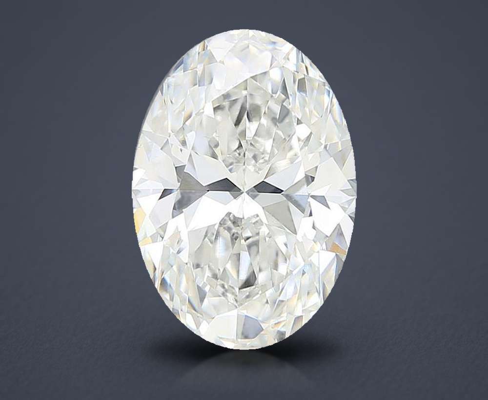 6.40 Carat Oval Lab Diamond