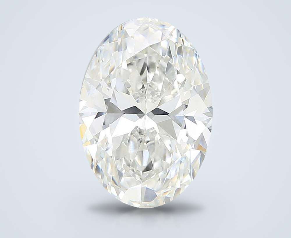 6.40 Carat Oval Lab Diamond