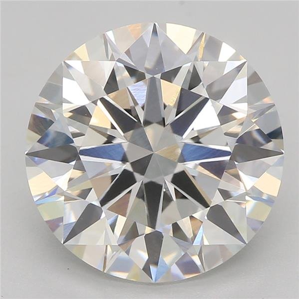 3.03ct F VVS2 Rare Carat Ideal Cut Round Lab Grown Diamond