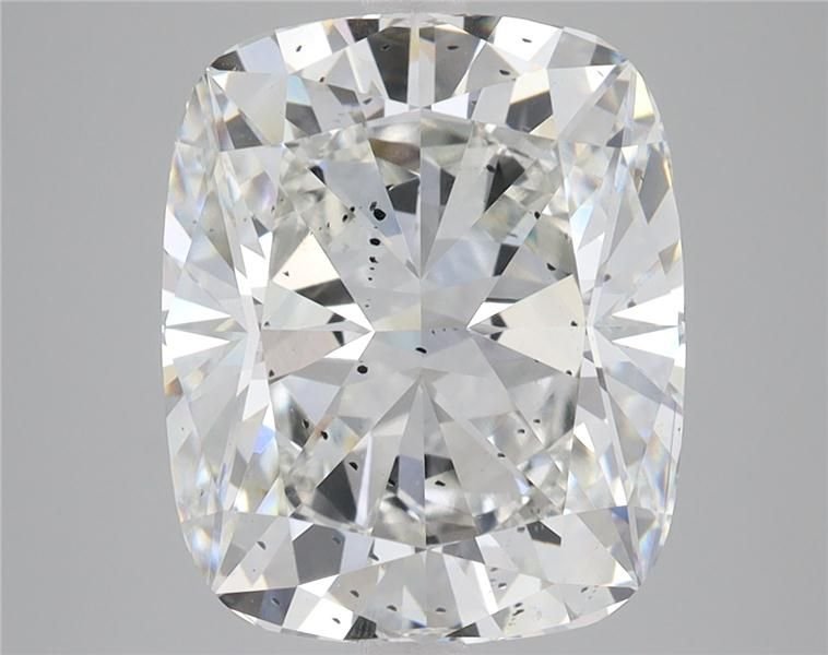 6.65ct H SI2 Rare Carat Ideal Cut Cushion Lab Grown Diamond