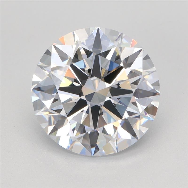 3.14ct E VVS1 Rare Carat Ideal Cut Round Lab Grown Diamond