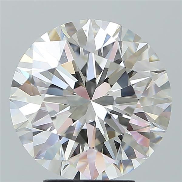 4.51ct I SI1 Rare Carat Ideal Cut Round Diamond