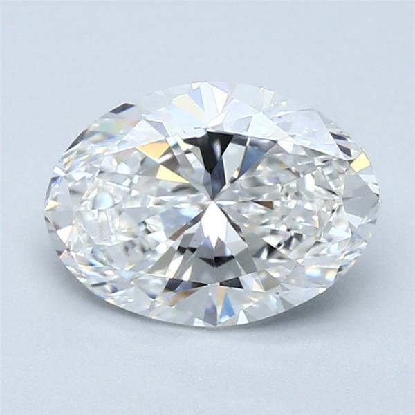 2.01ct F VS2 Rare Carat Ideal Cut Oval Diamond