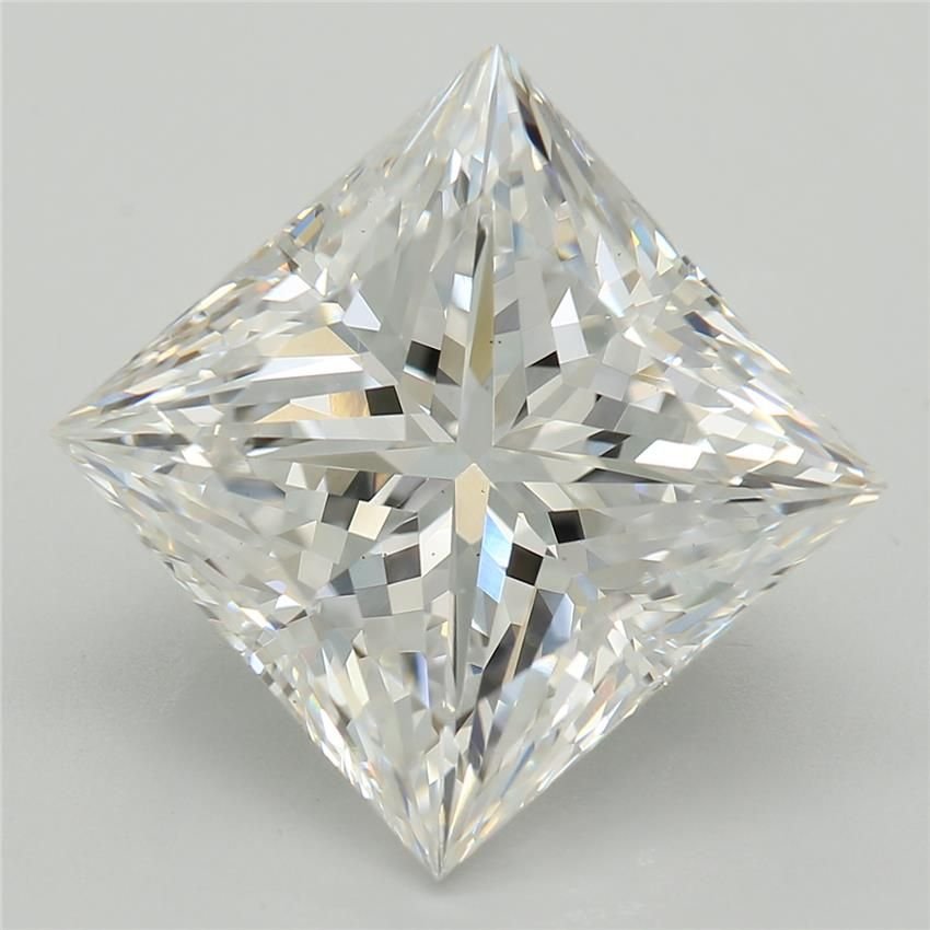 5.23ct E VS1 Rare Carat Ideal Cut Princess Lab Grown Diamond
