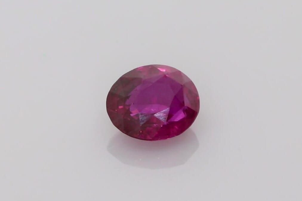 1.94 Carat Vivid Purple Oval Sapphire
