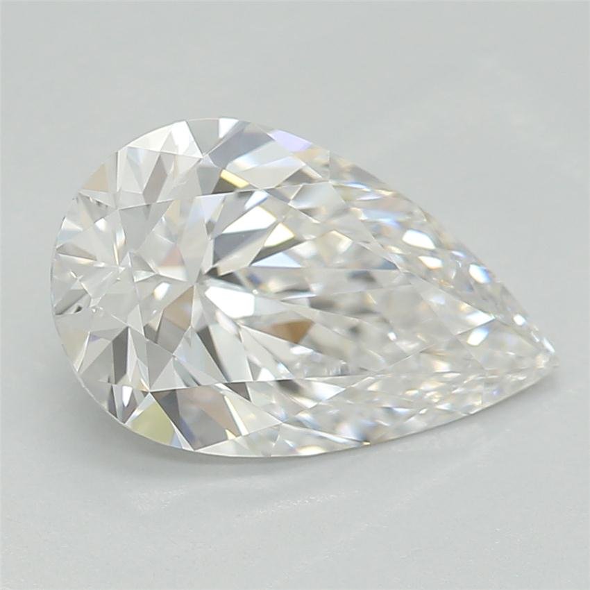 1.08ct E VVS2 Rare Carat Ideal Cut Pear Lab Grown Diamond