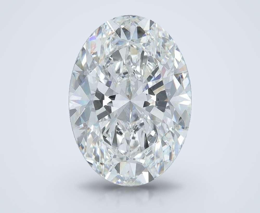 6.10 Carat Oval Lab Diamond
