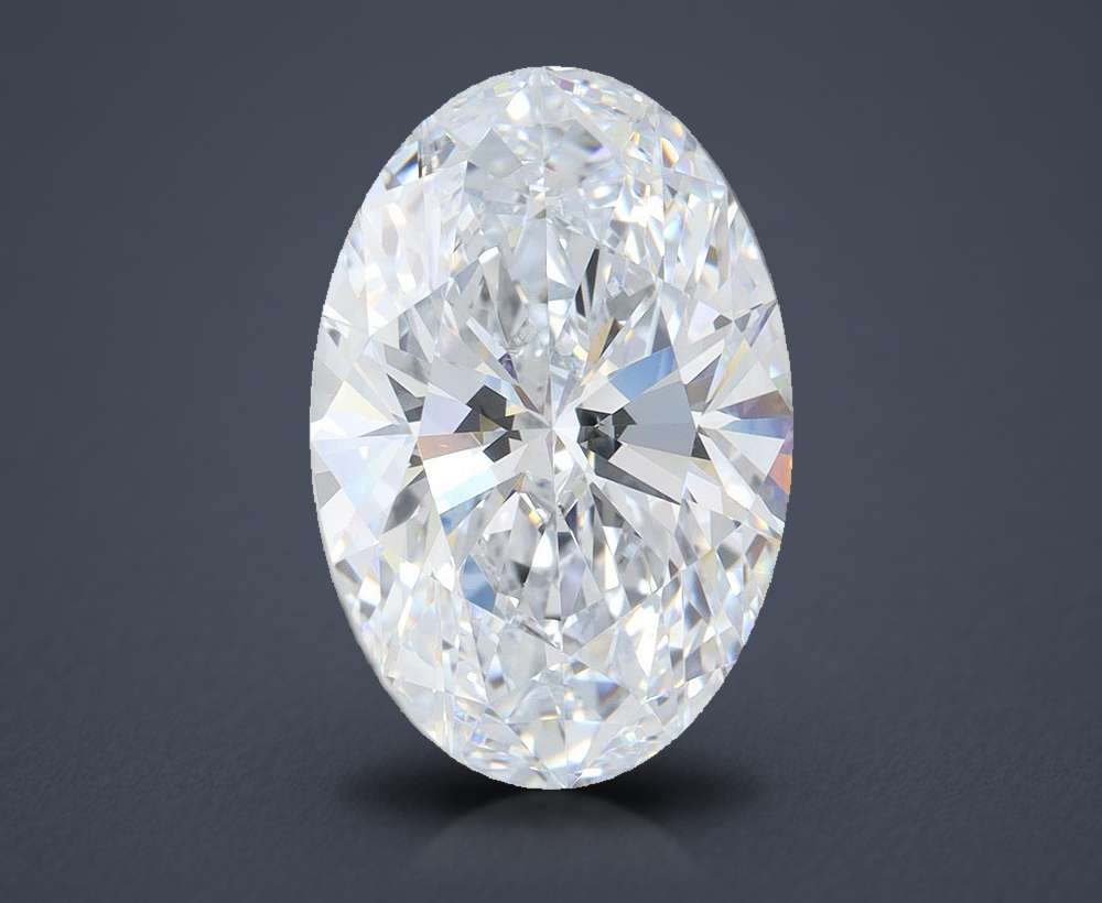 6.13 Carat Oval Lab Diamond