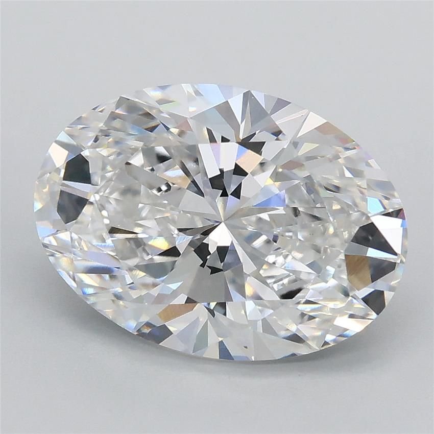 3.07ct E VVS2 Rare Carat Ideal Cut Oval Lab Grown Diamond
