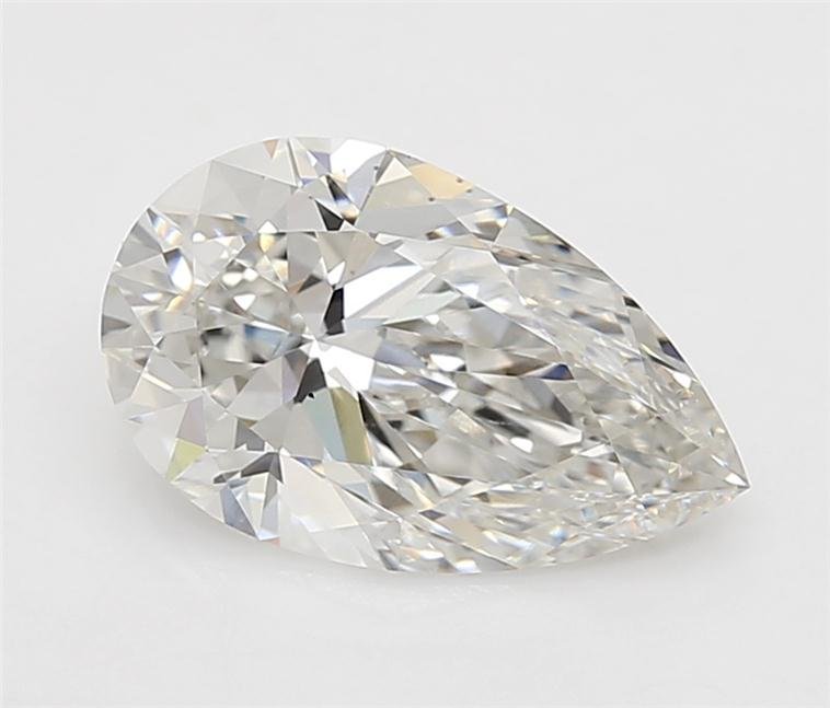 3.21ct H VS2 Rare Carat Ideal Cut Pear Lab Grown Diamond