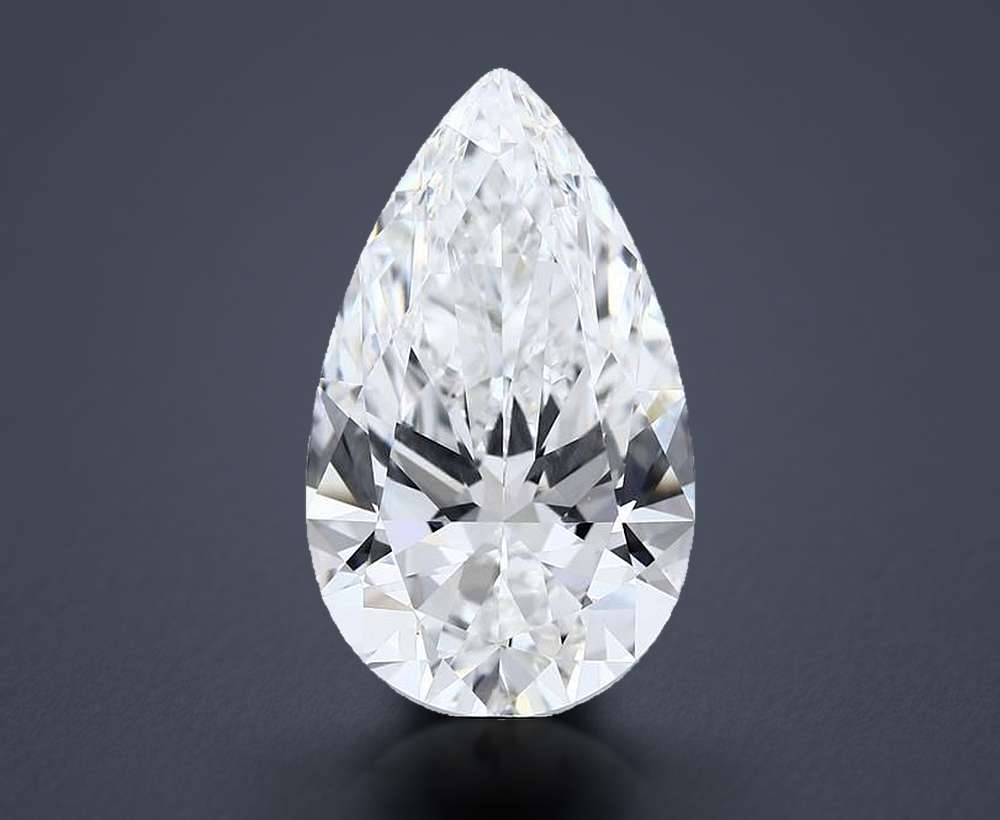 9.91 Carat Pear Lab Diamond