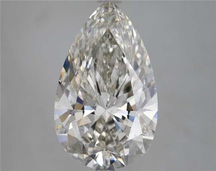 5.04ct I SI1 Rare Carat Ideal Cut Pear Lab Grown Diamond