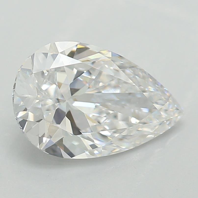0.73ct D VS1 Rare Carat Ideal Cut Pear Lab Grown Diamond