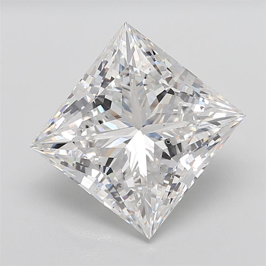 10.05ct F SI1 Rare Carat Ideal Cut Princess Lab Grown Diamond