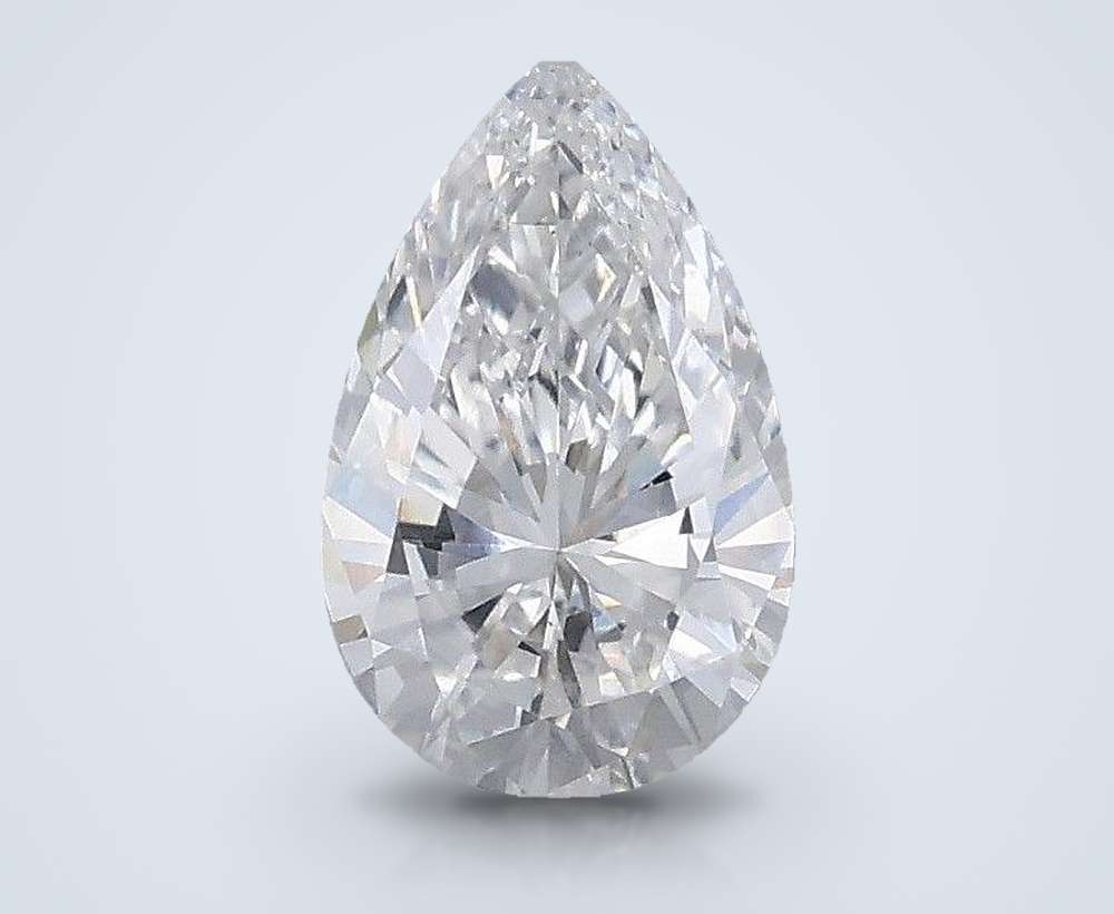 0.68 Carat Pear Lab Diamond