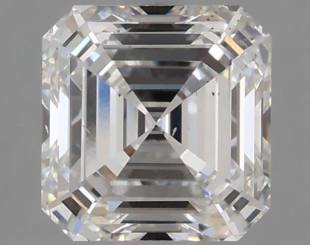 1.35ct F VS2 Rare Carat Ideal Cut Asscher Lab Grown Diamond