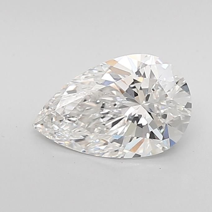 1.56ct E VS1 Rare Carat Ideal Cut Pear Lab Grown Diamond