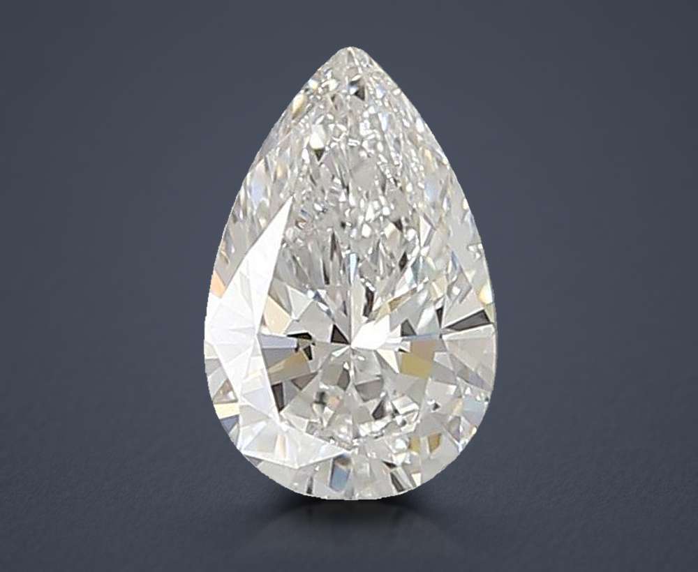 0.80 Carat Pear Lab Diamond