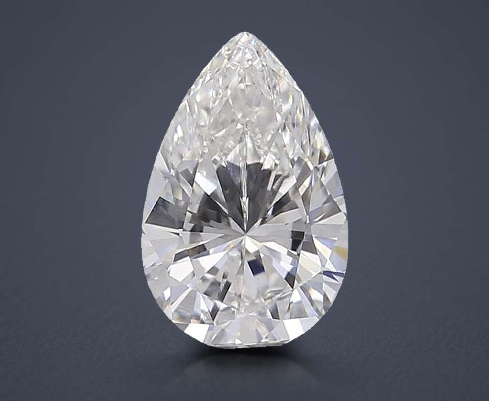 0.56 Carat Pear Lab Diamond