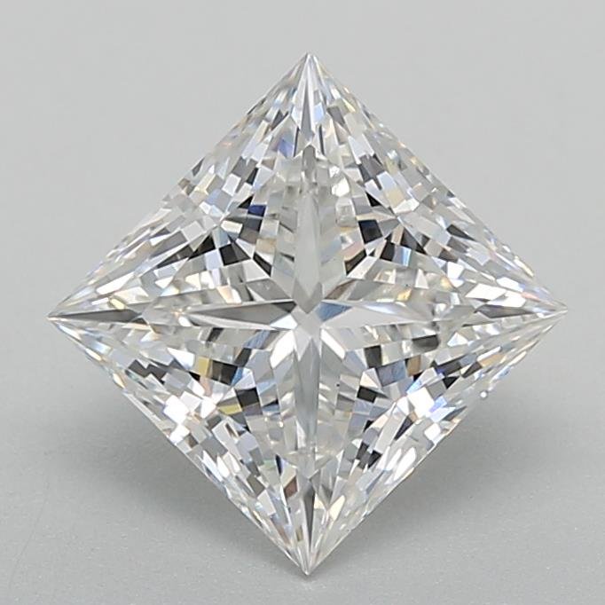 2.04ct G VS1 Rare Carat Ideal Cut Princess Lab Grown Diamond