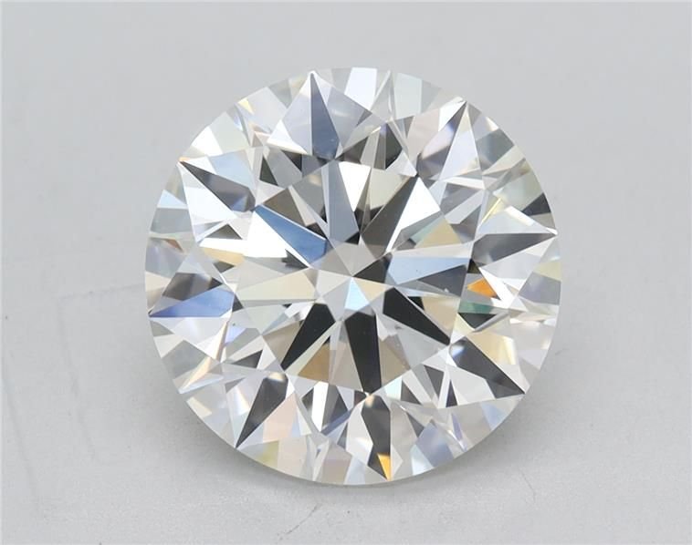 2.76ct G VS1 Rare Carat Ideal Cut Round Lab Grown Diamond