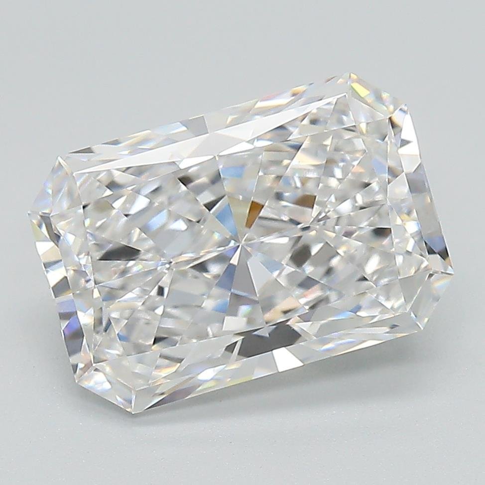 3.54ct E VVS2 Rare Carat Ideal Cut Radiant Lab Grown Diamond