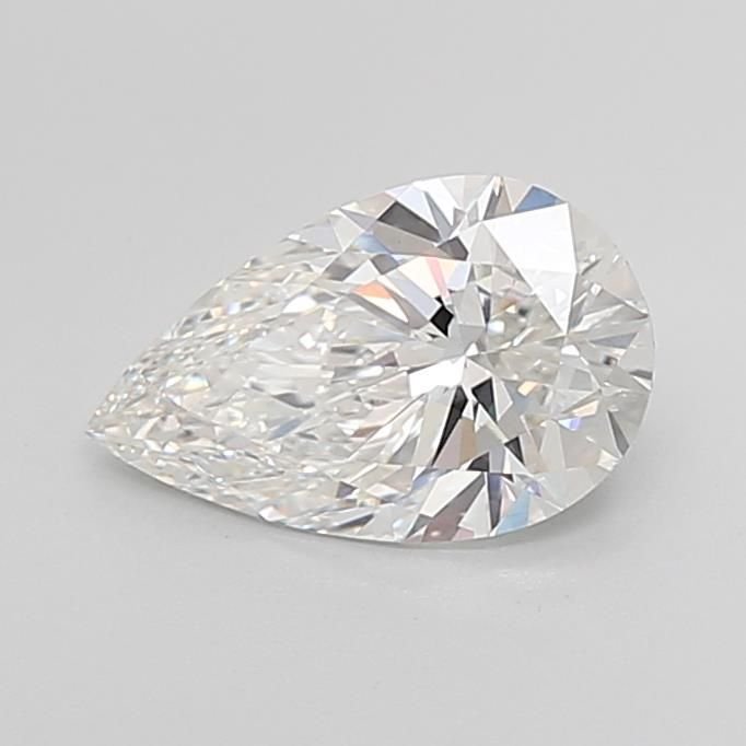 2.82ct F VS1 Rare Carat Ideal Cut Pear Lab Grown Diamond