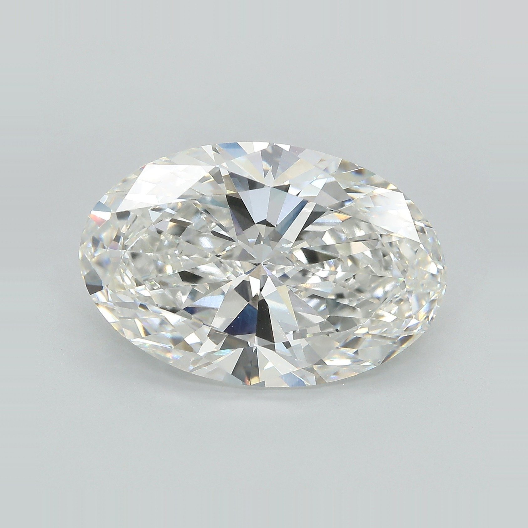 11.51ct F VVS2 Very Good Cut Oval Lab Grown Diamond