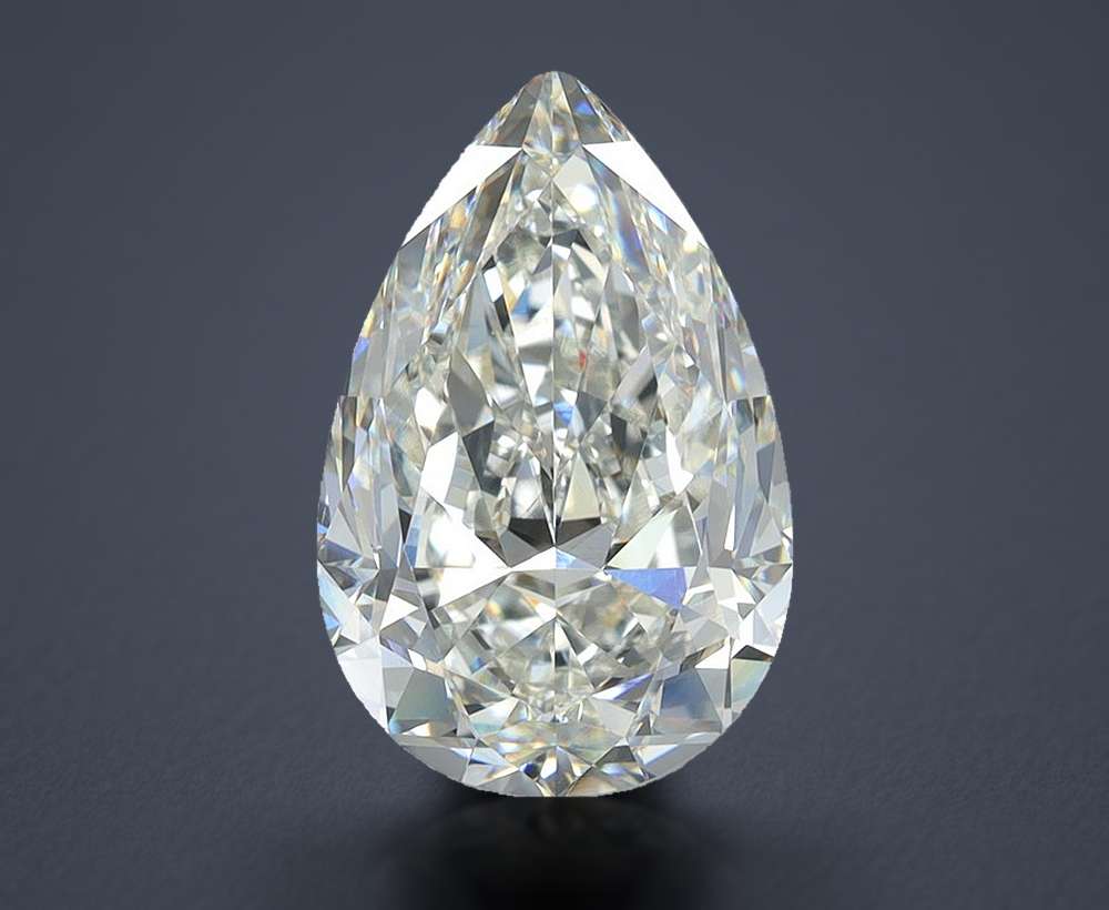 4.01 Carat Pear Natural Diamond