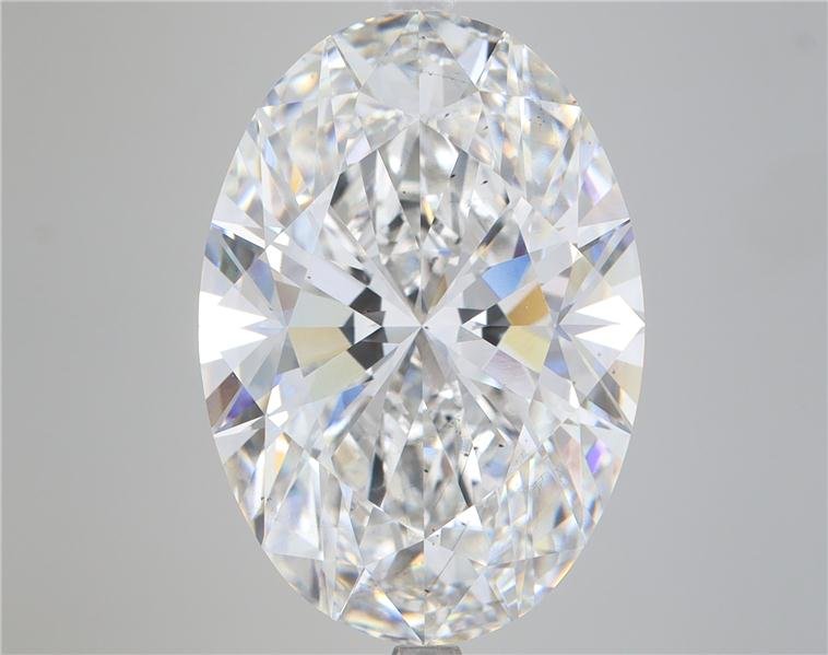 11.81ct F VS2 Rare Carat Ideal Cut Oval Lab Grown Diamond