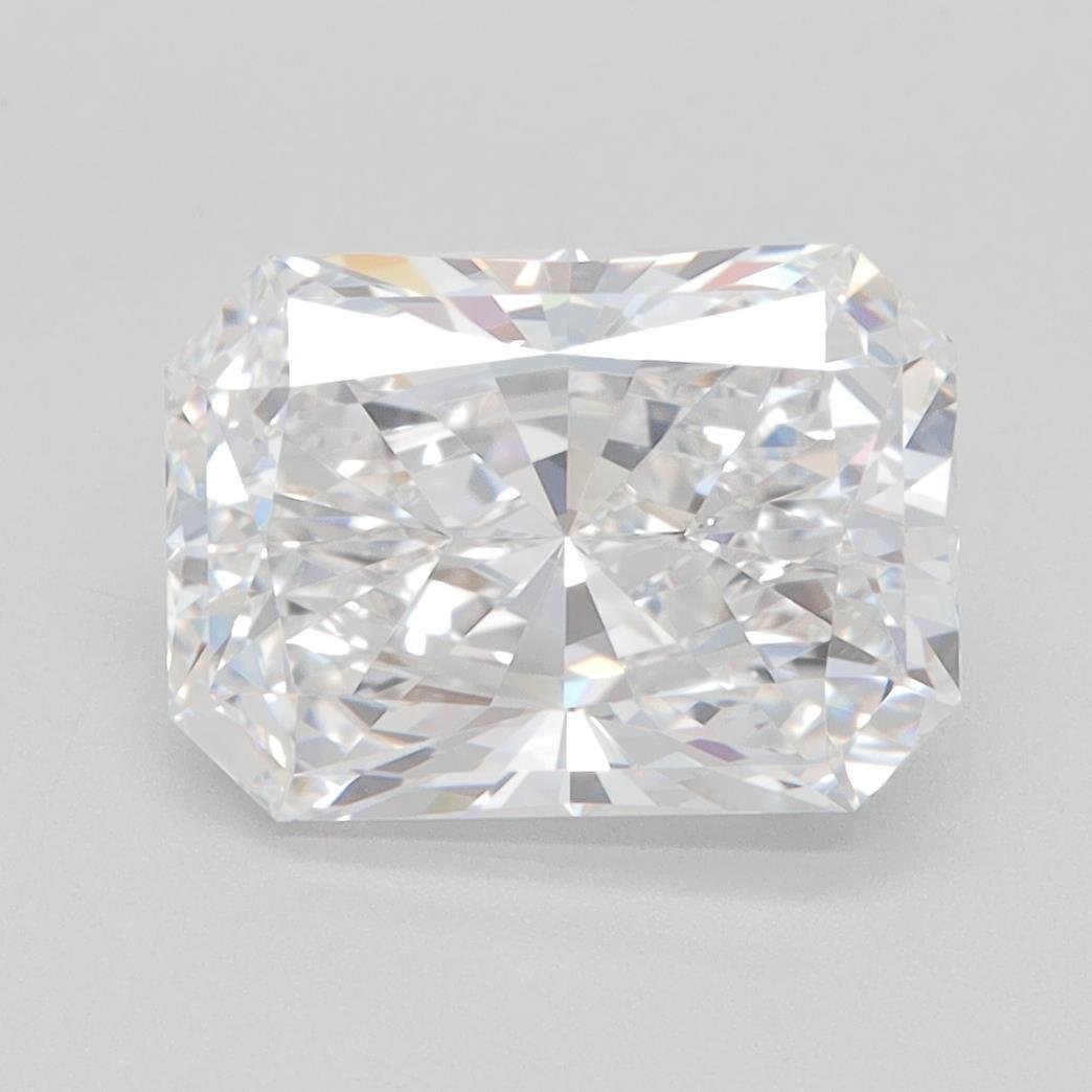 2.88ct D VVS2 Rare Carat Ideal Cut Radiant Lab Grown Diamond