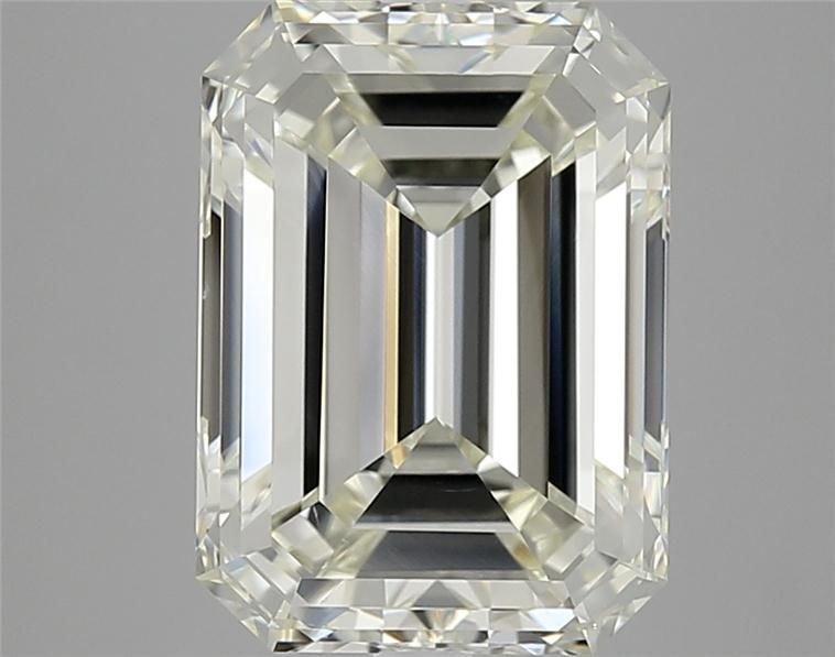 6.03ct J VS2 Rare Carat Ideal Cut Emerald Diamond