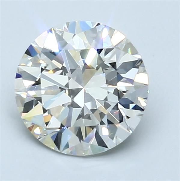 2.02ct H VVS2 Rare Carat Ideal Cut Round Diamond