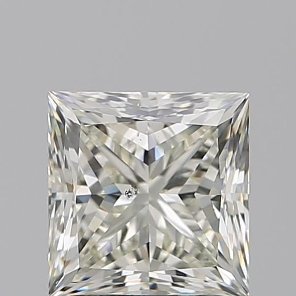 2.03ct J SI1 Rare Carat Ideal Cut Princess Diamond
