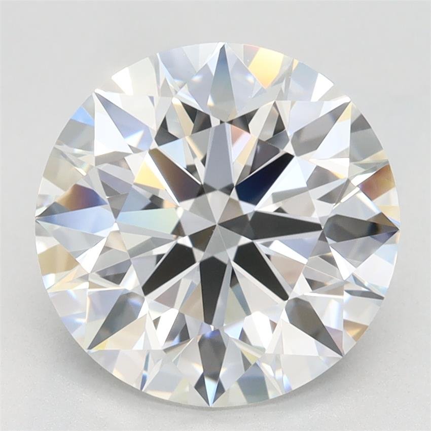 3.43ct E VVS1 Rare Carat Ideal Cut Round Lab Grown Diamond