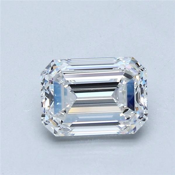 1.30ct E VVS2 Rare Carat Ideal Cut Emerald Diamond