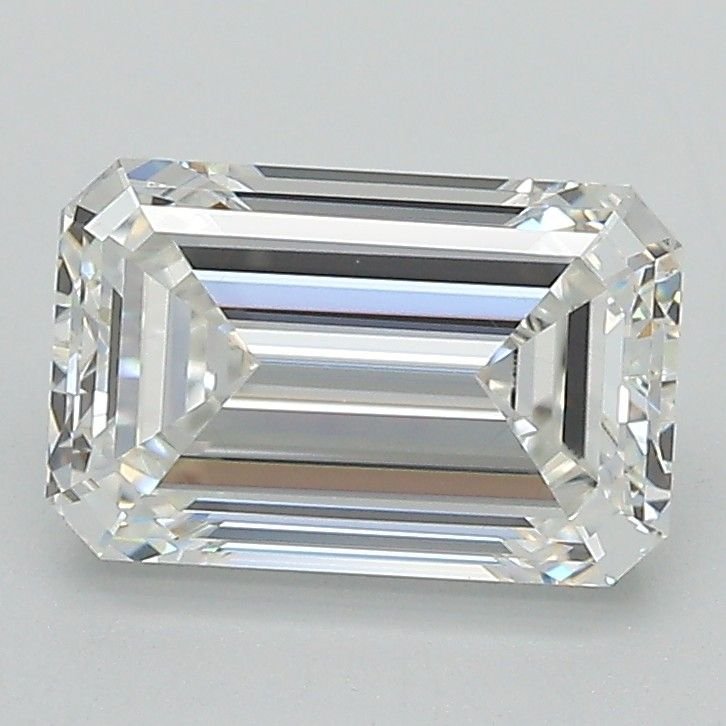 2.03ct F VS1 Excellent Cut Emerald Lab Grown Diamond