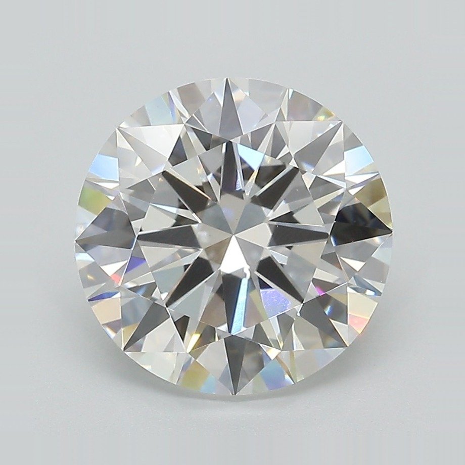4.00ct E VVS2 Rare Carat Ideal Cut Round Lab Grown Diamond